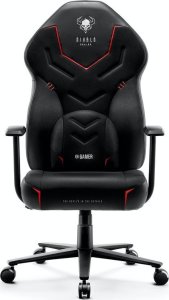 Fotel Diablo Chairs X-Gamer Dark Obsidian + EGON 1100 Czarne 110 cmx60 cm 3