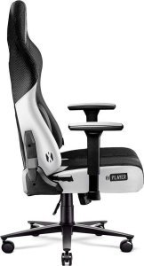 Fotel Diablo Chairs X-PLAYER 2.0 Normal Size Czarno-biały + EGON 1100 Białe 110 cmx60 cm 12