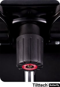 Fotel Diablo Chairs X-Horn 2.0 czarno-biały + EGON 1100 Białe 110 cmx60 cm 11