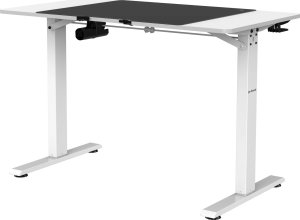 Fotel Diablo Chairs X-Fighter czarny + EGON 1100 Białe 110 cmx60 cm 12