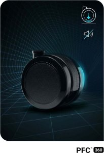 Fotel Diablo Chairs X-PLAYER 2.0 King Size Czarno-biały + EGON 1100 Orzechowe 110 cmx60 cm 4