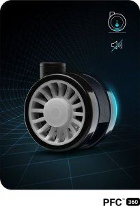 Fotel Diablo Chairs X-Horn 2.0 czarno-biały + EGON 1100 Orzechowe 110 cmx60 cm 12