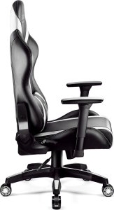 Fotel Diablo Chairs X-Horn 2.0 czarno-biały + EGON 1100 Orzechowe 110 cmx60 cm 16
