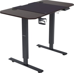 Fotel Diablo Chairs X-Fighter czarny + EGON 1100 Orzechowe 110 cmx60 cm 13