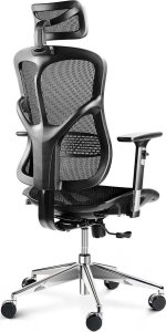 Krzesło biurowe Diablo Chairs V-Basic Czarne + EGON 1100 Czarne 110 cmx60 cm 2