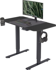 Krzesło biurowe Diablo Chairs V-Basic Czarne + EGON 1100 Czarne 110 cmx60 cm 7