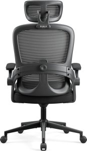 Krzesło biurowe Diablo Chairs V-Light Czarne + EGON 1100 Białe 110 cmx60 cm 8