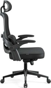 Krzesło biurowe Diablo Chairs V-Light Czarne + EGON 1100 Białe 110 cmx60 cm 9