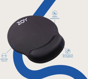 Klawiatura + mysz ZOY Zestaw klawiatura + mysz + słuchawki + podkładka ZOY 29