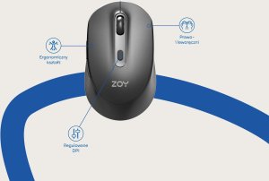 Klawiatura + mysz ZOY Zestaw klawiatura + mysz + słuchawki + podkładka ZOY 9