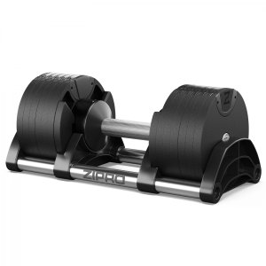 Zipro Hantla z regulowanym obciążeniem ROUND 24 kg + skakanka Zipro 6