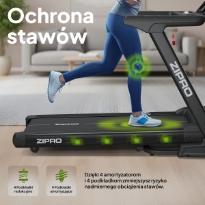 Bieżnia Zipro Bieżnia Zipro Sigma + Butelka Zipro 1000 ml 12