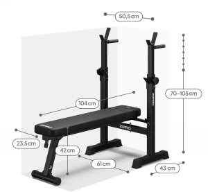 Zipro Ławka do ćwiczeń Zipro Core + Skakanka Zipro 4