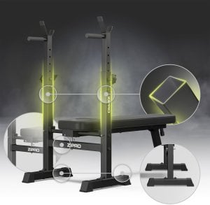 Zipro Ławka do ćwiczeń Zipro Core + Skakanka Zipro 9