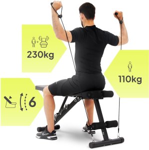 Zipro Ławka do ćwiczeń Zipro Tempo + Skakanka Zipro 13