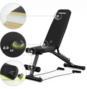 Zipro Ławka do ćwiczeń Zipro Tempo + Skakanka Zipro 26