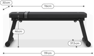 Zipro Ławka do ćwiczeń Zipro Plank + Skakanka Zipro 4