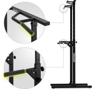 Zipro Poręcze wolnostojące Zipro Pull Up Bar + Skakanka Zipro 6