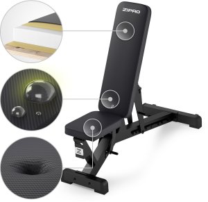 Zipro Ławka do ćwiczeń Zipro Pumpiron + Skakanka Zipro 9