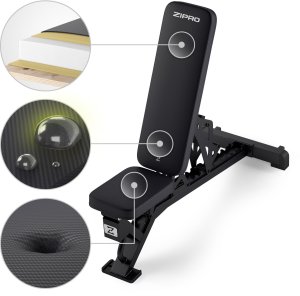 Zipro Ławka do ćwiczeń Zipro Nocardio + Skakanka Zipro 9