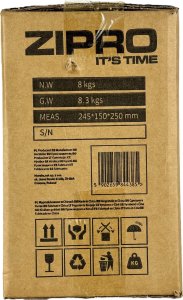 Zipro Dodatkowe obciążenia do hantli Square Zipro Plate SQUARE 4 x 2 kg + Skakanka Zipro 13