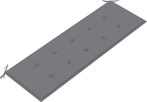 vidaXL Sztaplowana ławka ogrodowa z poduszką 159 cm drewno tekowe 6