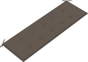 vidaXL Sztaplowana ławka ogrodowa z poduszką 159 cm drewno tekowe 6