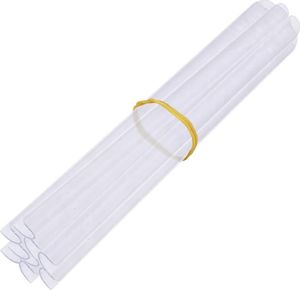 vidaXL Osłony na ogrodzenie, 4 szt., PVC, 35x0,19 m, białe 7