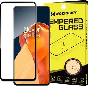 Wozinsky Wozinsky super wytrzymałe szkło hartowane Full Glue na cały ekran z ramką Case Friendly OnePlus 9 czarny 1