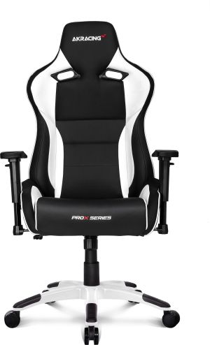 Fotel AKRacing ProX Czarno-biały (AK-PROX-WT) 2