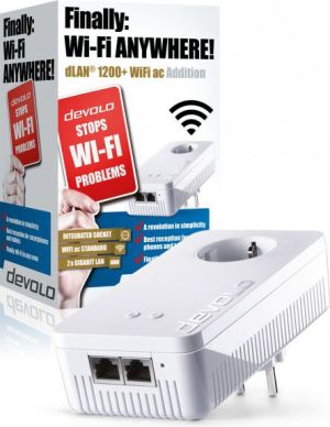 Adapter powerline Devolo dLan 1200+ WiFi AC - (9383) 1