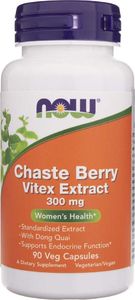NOW Foods Now Foods Niepokalanek (Chaste Berry Vitex) 300 mg - 90 kapsułek 1
