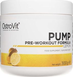 OstroVit OstroVit PUMP Pre-Workout Formula cytrynowy - 300 g 1