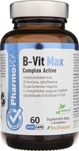 Pharmovit Pharmovit B-Vit Max Complex Active - 60 kapsułek 1