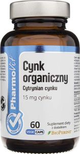 Pharmovit Pharmovit Cynk organiczny 15 mg - 60 kapsułek 1