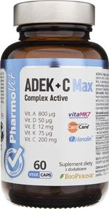 Pharmovit Pharmovit ADEK + Witamina C Max Complex Active - 60 kapsułek 1