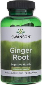 Swanson Swanson Imbir (Ginger Root) 540 mg - 100 kapsułek 1