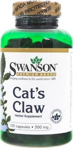 Swanson Swanson Koci Pazur (Cat's Claw) 500 mg - 100 kapsułek 1
