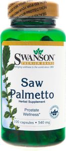 Swanson Swanson Saw Palmetto (Palma Sabałowa) 540 mg - 100 kapsułek 1