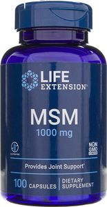 Life Extension Life Extension MSM (metylosulfonylometan) 1000 mg - 100 kapsułek 1