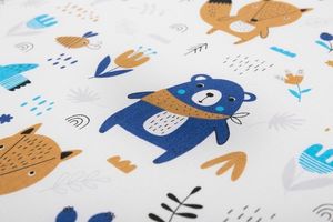 Sensillo Materac pianka leśne zwierzątka 120x60cm 3