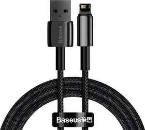 Kabel USB Baseus USB-A - Lightning 1 m Czarny (CALWJ-01) 1