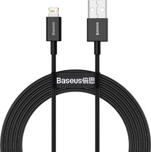 Kabel USB Baseus USB-A - Lightning 2 m Czarny (BSU2659BLK) 1