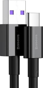 Kabel USB Baseus USB-A - USB-C 1 m Czarny (BSU2667BLK) 2