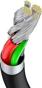 Kabel USB Baseus USB-A - USB-C 1 m Czarny (BSU2667BLK) 7