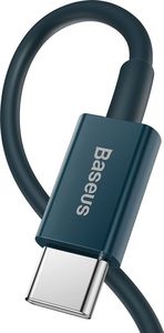 Kabel USB Baseus USB-C - Lightning 1 m Niebieski (BSU2665BLU) 3