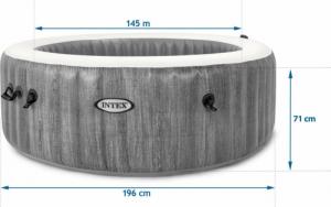 SPA ogrodowe Intex PureSpa Greywood Deluxe 196 cm x 71 cm (28440) 5