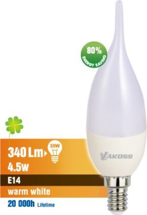 Vakoss Żarówka LED C37 E14 4,5W - LD-F0442 2