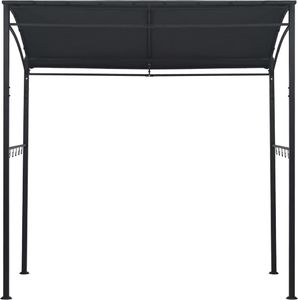 vidaXL Altanka nad grill, 215x150x220 cm, antracytowa, stal 4