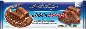 MaitreTruffout MaitreTruffout Chocn Bubble Mleczna Czekolada Bąbelkowa 150 g 1